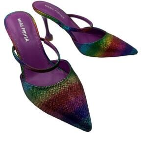 Women's Marc Fisher Multicolor Heels Size 6M